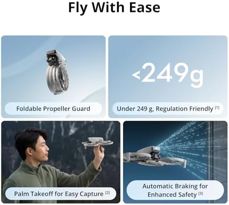 DJI Flip  RC N3   Drone With 4K UHD Camera for Adults  Under 249 g  3 Axis Gimbal Stabilization  44000ft/13km Video Transmission  Palm Takeoff  Auto Return  31 Min Flight Time  Intelligent Flight