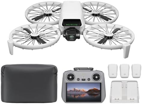 DJI Flip  RC N3   Drone With 4K UHD Camera for Adults  Under 249 g  3 Axis Gimbal Stabilization  44000ft/13km Video Transmission  Palm Takeoff  Auto Return  31 Min Flight Time  Intelligent Flight