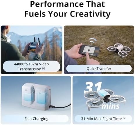 DJI Flip  RC N3   Drone With 4K UHD Camera for Adults  Under 249 g  3 Axis Gimbal Stabilization  44000ft/13km Video Transmission  Palm Takeoff  Auto Return  31 Min Flight Time  Intelligent Flight