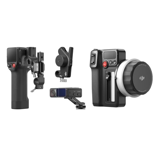 DJI Combo todo en uno Focus Pro, sistema de control de lentes AMF, enfoque de sujeto de 65.6 ft, 76,800 puntos de rango LiDAR, reconocimiento de IA, control de lente FIZ, ecosistema DJI PRO, además