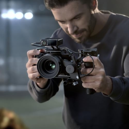 DJI Focus Pro Creator Combo, sistema de control de lentes AMF, enfoque de sujeto de 65.6 ft, 76,800 puntos de rango LiDAR, reconocimiento de IA, unidad manual de control de lentes FIZ, compatible con