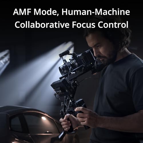 DJI Focus Pro Creator Combo, sistema de control de lentes AMF, enfoque de sujeto de 65.6 ft, 76,800 puntos de rango LiDAR, reconocimiento de IA, unidad manual de control de lentes FIZ, compatible con