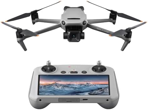 DJI Mavic 3 Classic  DJI RC   Drone with 4/3 CMOS Hasselblad Camera  5 1K HD Video  46 Mins Flight Time  Omnidirectional Obstacle Sensing  Smart Return to Home  FAA Remote ID Compliant