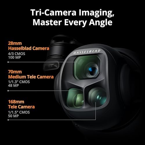 DJI Mavic 4 Pro Drone with DJI RC 2  Flagship Tri Camera Drone with 100MP 4/3 CMOS Hasselblad Camera  for Professionals  30km/18 6mi Video Transmission  51 Min Max Flight Time