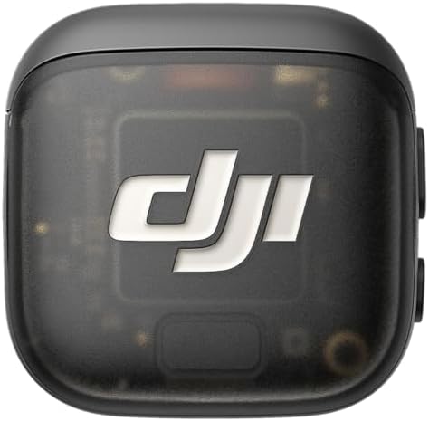 DJI Mic 3  2 TX   1 RX   Charging Case   Wireless Microphone for iPhone/Camera/Android  Ultralight  Adaptive Gain Control for Balanced Volume  Dual Band Anti Interference  28hrs Use  Vlog