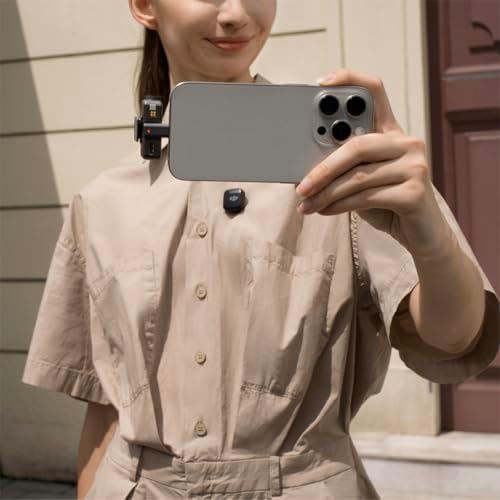 DJI Mic Mini  1 TX   1 RX   Wireless Lavalier Microphone for iPhone/Camera/Android  Ultralight  Detail Rich Audio  Noise Cancelling  Automatic Limiting  Vlog  Streaming  400m Transmission