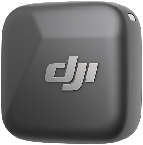 DJI Mic Mini  2 TX   1 RX   Detail Rich Audio  Wireless Lavalier Microphone for Camera/Android  2 Person Vlog  Team Production