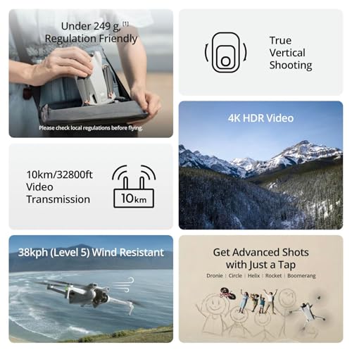 DJI Mini 3 Fly More Combo  DJI RC   Drones with Camera for Adults 4K  3 Batteries for 114 min Flight Time  Vertical Shooting  32800ft  10km  Video Transmission  Lightweight Mini Drone for Beginners