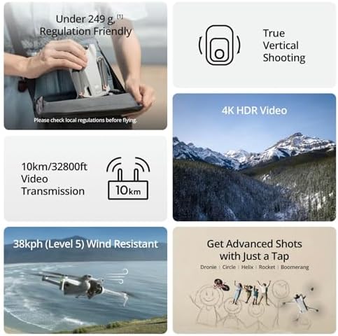 DJI Mini 3 Fly More Combo  DJI RC   Drones with Camera for Adults 4K  3 Batteries for 114 min Flight Time  Vertical Shooting  32800ft  10km  Video Transmission  Lightweight Mini Drone for Beginners