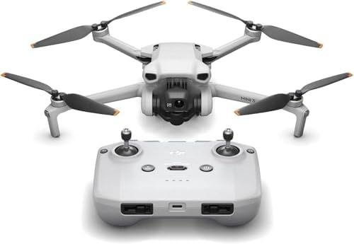 DJI Mini 3  DJI RC   Lightweight 3x Mechanical Gimbal Drones with Camera for Adults 4K  38 min Flight Time  up to 32800ft  10km  Video Transmission  Vertical Shooting  GPS Auto Return Integrated