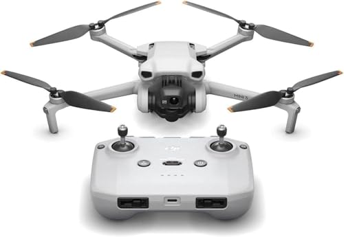 DJI Mini 3  Drones with Camera for Adults 4K  38 min Flight Time  up to 32800ft  10km  Video Transmission  True Vertical Shooting  GPS Auto Return Integrated  Mini Drone with Camera for Beginners
