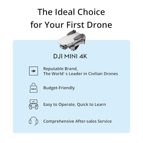 DJI Mini 4K Fly More Combo, dron con cámara 4K UHD para adultos, menos de 8.78 oz, estabilización de cardán de 3 ejes, transmisión de video de 6.2 mi, retorno automático, 3 baterías para tiempo de