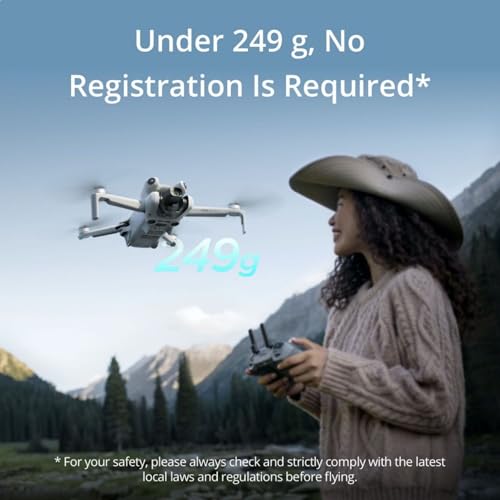 DJI Mini 4 Pro Fly More Combo Plus with DJI RC 2  Drones with Camera for Adults 4K  3 Intelligent Flight Battery Plus for up to 135 Mins Flight Time  Smart Return to Home  Drone for Beginners