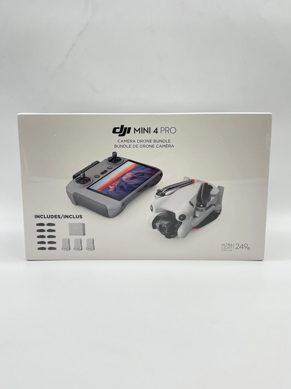 DJI Mini 4 Pro RC2 MT4MFVD 2024 Camera Drone Bundle   Sealed