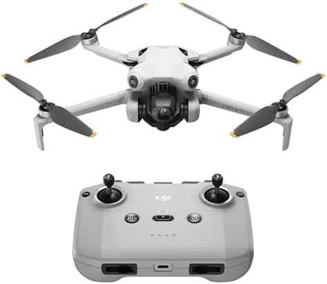 DJI Mini 4 Pro  DJI RC N2   Drones with Camera for Adults 4K  Under 0 549 lbs/249 g  34 Mins Flight Time  20km Max Video Transmission Distance  Omnidirectional Vision Sensing  Mini Drone for Beginners
