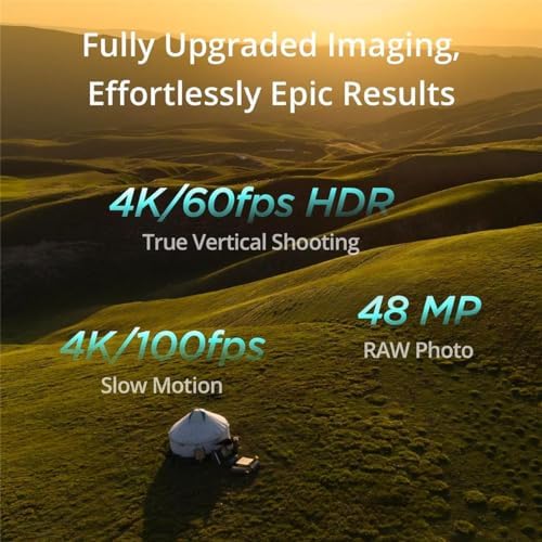 DJI Mini 4 Pro  DJI RC 2   Folding Mini Drone with 4K HDR Video Camera for Adults  Under 0 549 lbs/249 g  34 Mins Flight Time  20 km Max Video Transmission Distance  Omnidirectional Vision Sensing