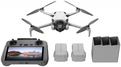 DJI Mini 4 Pro  DJI RC N2   Drones with Camera for Adults 4K  Under 0 549 lbs/249 g  34 Mins Flight Time  20km Max Video Transmission Distance  Omnidirectional Vision Sensing  Mini Drone for Beginners