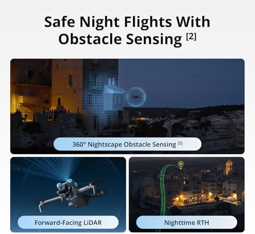 DJI Mini 5 Pro Fly More Combo Plus with DJI RC 2  Drone with Camera  1 Inch CMOS  4K Drone for Beginners  Obstacle Sensing  ActiveTrack 360   225  Gimbal Rotation  Extended Battery Life