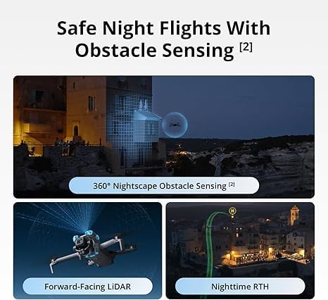 DJI Mini 5 Pro Fly More Combo Plus with DJI RC 2  Drone with 4K Video  36 Mins Flight Time  3 Batteries Bundle with 12 DJI NY Pouch  1 year NYC Care Plan and more