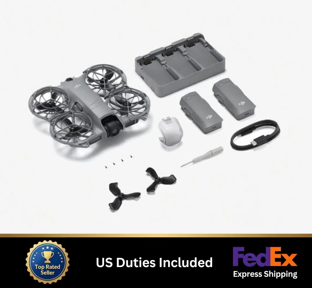 DJI Neo 2 Fly More Combo  3 Batteries  Drone Only  US Duty Free 