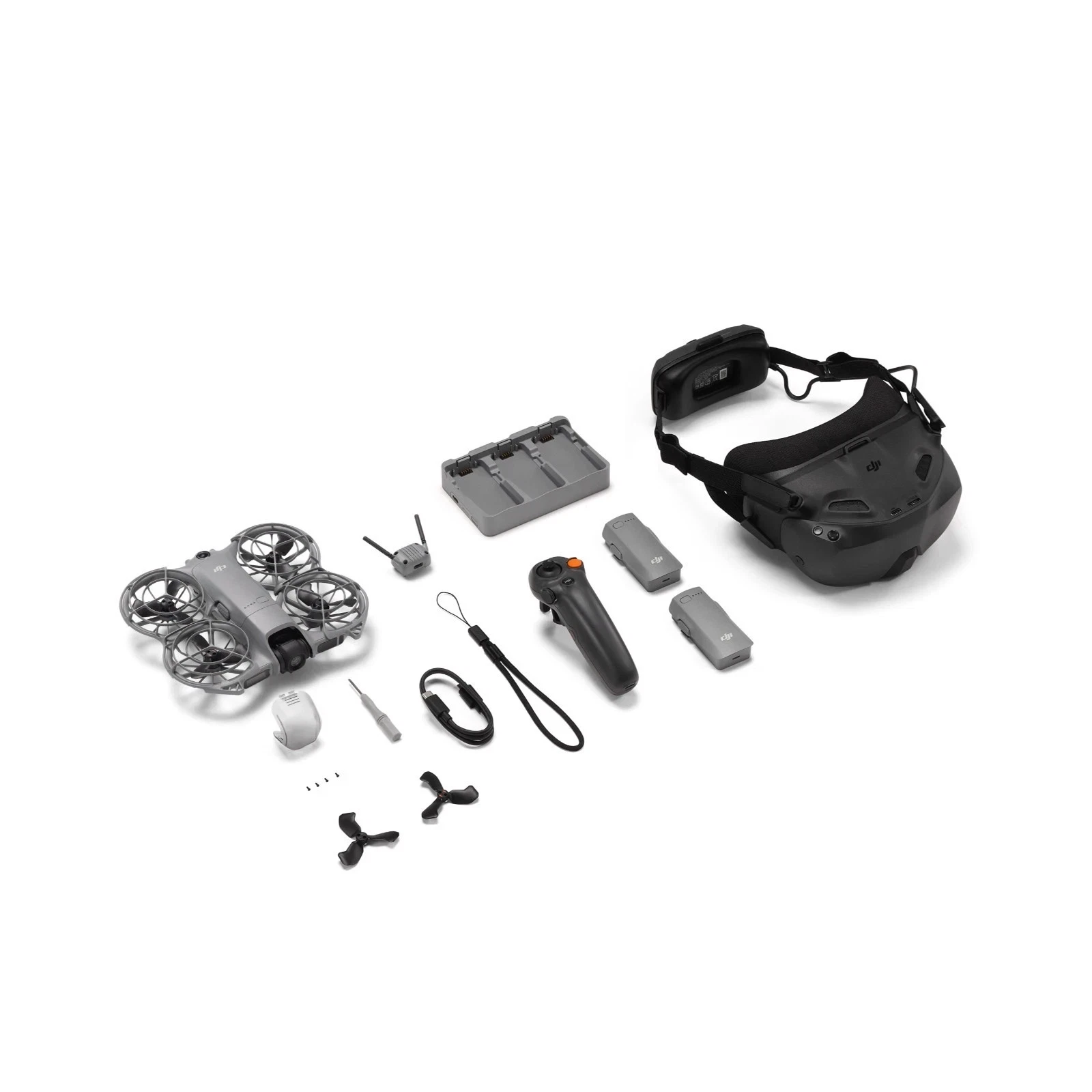 DJI Neo 2 Motion Fly More Combo with 2 extra Batteries & Charging Stand BUNDLE