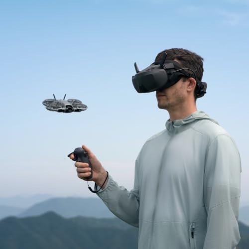 DJI Neo 2 Motion Fly More Combo With RC Motion 3 & Goggles N3  Stable Transmission With Digital Transceiver  4K Drone for Beginners  FPV Flying  3 Batteries