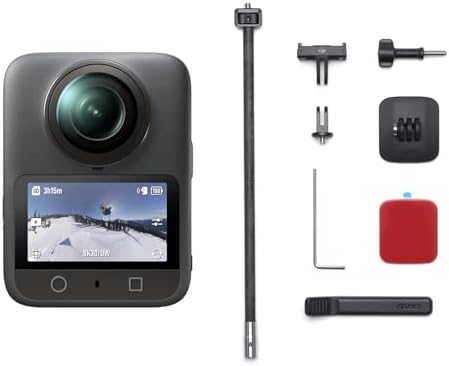 DJI Osmo 360 Camera Standard Combo  Waterproof 360  Action Camera with 1 Inch 360  Imaging  Native 8K 360  Video  105GB Built in Storage  120MP 360  Photo  100 Min 8K Recording  360 Action Camera