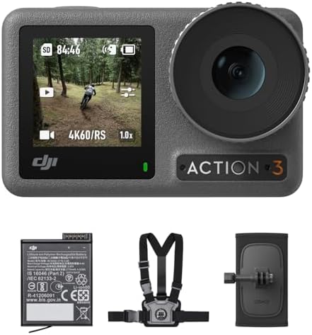 DJI Osmo 360 Camera Adventure Combo  Waterproof 8K 360  Action Camera with 1 Inch 360  Imaging  Extended Battery Life with 3 Batteries  Native 360  Video  105GB Built in Storage