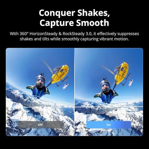 DJI Osmo 360 Camera Adventure Combo, cámara de acción impermeable 8K 360° con imagen 360° de sensor de 1 pulgada, duración extendida de batería con 3 baterías, video nativo 8K 360°, almacenamiento