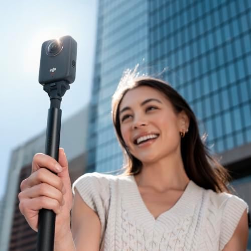 DJI Osmo 360 Essential Combo  360 Camera with 1 Inch 360  Imaging  Native 8K 360  Video  4K/120fps & 170  Boost Video  1 2m Invisible Selfie Stick Kit  Extended Battery Life with 2 Batteries