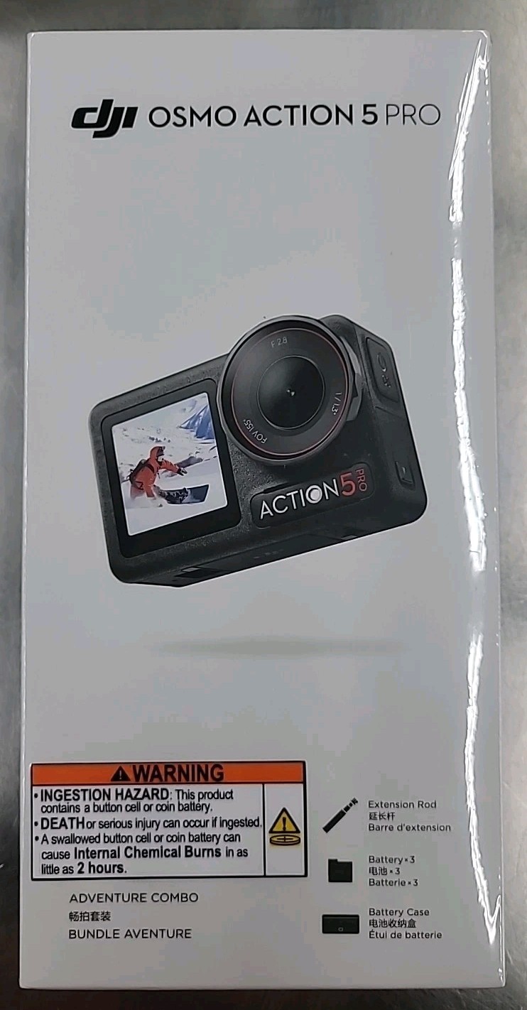DJI Osmo Action 5 Pro Adventure Combo Bundle   NEW SEALED