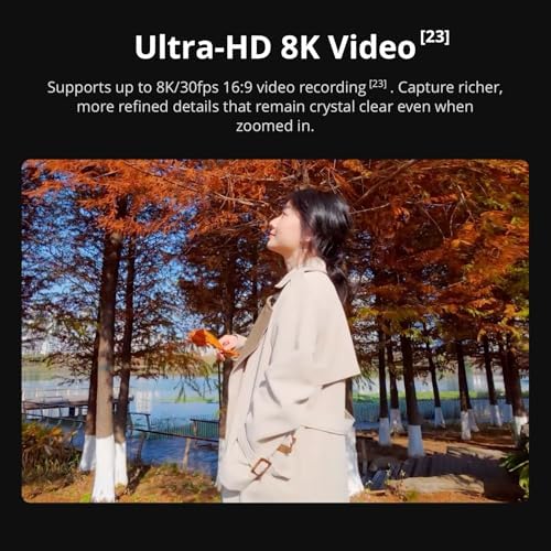 DJI Osmo Action 6 Standard Combo  8K Waterproof Action Camera with 1/1 1 Square Sensor  Variable Aperture of f/2 0 f/4 0  Rocksteady 3 0  Cold Resistant  4hrs Battery  50GB Storage  Vlogging Camera