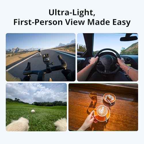 DJI Osmo Nano Standard Combo  128GB    Small 4K/60fps Vlogging Camera with a 1/1 3  Sensor  143  Wide FOV Video  200 Min Recording  Swift Content Transfer  Magnetic POV Cam 4K for Sports  Vlog