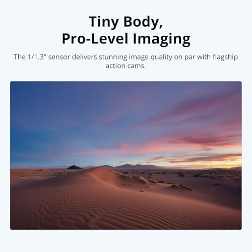 DJI Osmo Nano Standard Combo  128GB    Small 4K/60fps Vlogging Camera with a 1/1 3  Sensor  143  Wide FOV Video  200 Min Recording  Swift Content Transfer  Magnetic POV Cam 4K for Sports  Vlog