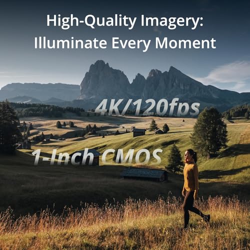 DJI Osmo Pocket 3 Creator Combo  Vlogging Cameras with 1 CMOS  4K/120fps Vlog Camera  3 Axis Stabilization  Face/Object Tracking  Mic Included for Clear Sound  Digital Vlogging Camera for YouTube