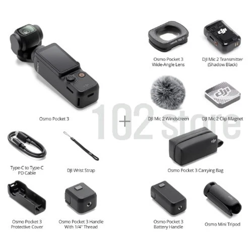 DJI Osmo Pocket 3 Creator Combo Handheld Gimbal Camera  No Tariff In US
