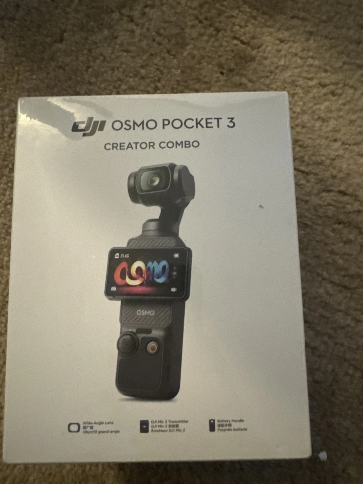 DJI Osmo Pocket 3 Creator Combo 4K Gimbal Camera  Factory Sealed