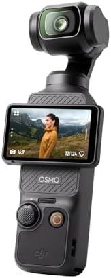 DJI Osmo Pocket 3  Vlogging Cameras with 1 CMOS & 4K/120fps Vlog Camera  3 Axis Stabilization  Fast Focusing  Face/Object Tracking  Digital Vlogging Camera for YouTube