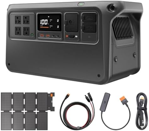 DJI Power 1000 V2 Portable Power Station  1024Wh LFP Battery  Compact Size  2600W Stable Output  0 80  Recharge in 37 Mins  Electric Generator for Home  Camping  RVs  Off Grid