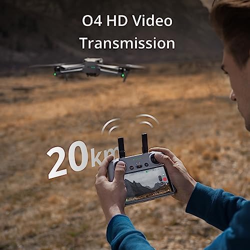 DJI RC 2  Remote Controller with Next Gen Processor  20km O4 Transmission  5 5 inch FHD Screen  2T4R Antennas  Smart Controller for Drones  Light and Compact