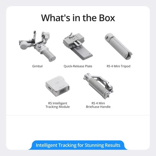 DJI RS4 Mini Combo  Gimbal Stabilizer for Camera  Intelligent Tracking