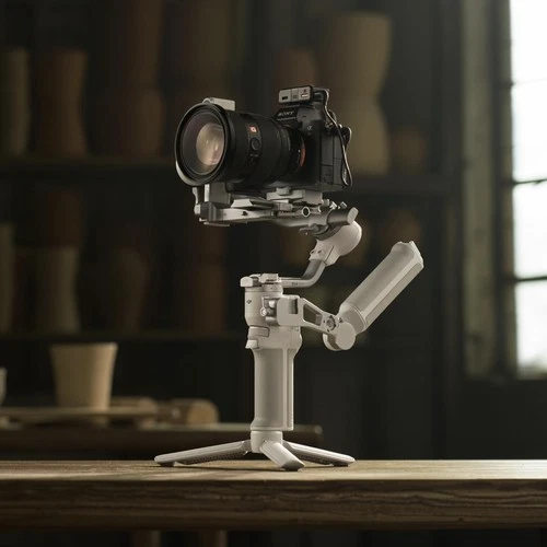 DJI RS4 Mini Combo  Gimbal Stabilizer for Camera  Intelligent Tracking