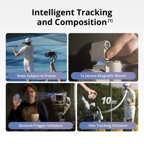 DJI RS4 Mini Combo  Gimbal Stabilizer for Camera  Intelligent Tracking