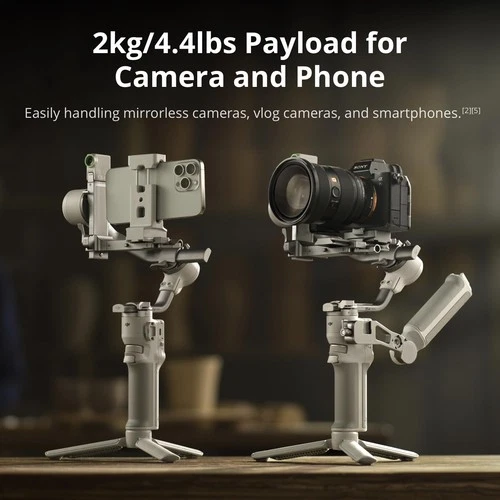 DJI RS4 Mini Combo  Gimbal Stabilizer for Camera  Intelligent Tracking