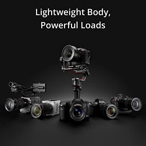 DJI RS 3 Pro Combo 3 Axis Gimbal Stabilizer for DSLR and Cinema Cameras Canon/Sony/Panasonic/Nikon/Fujifilm/BMPCC Automated Axis Locks Carbon Fiber Arms Includes Ronin Image Transmitter Black