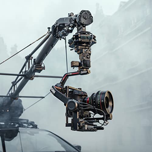 DJI RS 3 Pro Combo 3 Axis Gimbal Stabilizer for DSLR and Cinema Cameras Canon/Sony/Panasonic/Nikon/Fujifilm/BMPCC Automated Axis Locks Carbon Fiber Arms Includes Ronin Image Transmitter Black