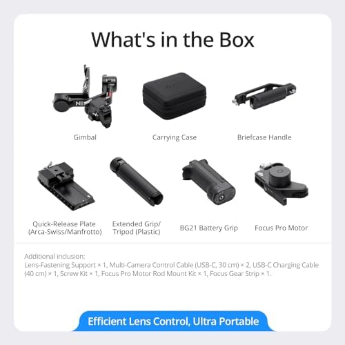 DJI RS 4 Combo  3 Axis Gimbal Stabilizer for Cameras for DSLR and Mirrorless Camera Stabilizer Canon/Sony/Panasonic/Nikon/Fujifilm  Native Vertical Shooting  2 Mode Switch Joystick  Camera Gimbal