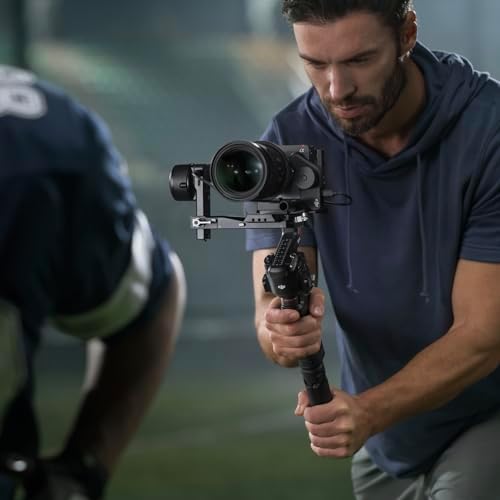 DJI RS 4 Combo  3 Axis Gimbal Stabilizer for Cameras for DSLR and Mirrorless Camera Stabilizer Canon/Sony/Panasonic/Nikon/Fujifilm  Native Vertical Shooting  2 Mode Switch Joystick  Camera Gimbal