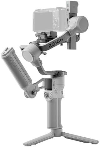 DJI RS 4 Mini Combo  Gimbal Stabilizer for Cameras Canon/Sony/Panasonic/Nikon/Fujifilm  Auto Axis Locks  Intelligent Tracking  2kg/4 4lbs Payload  Camera Gimbal  Camera Stabilizer  Briefcase Handle