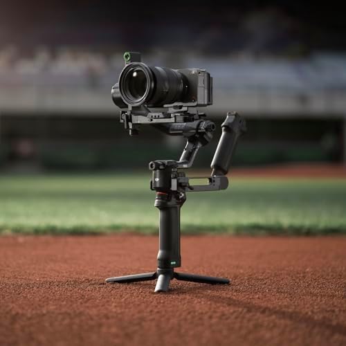 DJI RS 5 Combo  Gimbal Stabilizer for Camera Canon/Sony/Panasonic/Nikon/Fujifilm  Intelligent Tracking  Electronic Briefcase Handle  Fine Tuning Knobs  New Z Axis Indicator